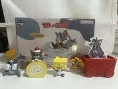 トムとジェリー A賞ジオラマフィギュア　小物4点セット まとめ売り