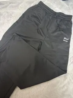 ブラック スウェットカジュアルパンツ