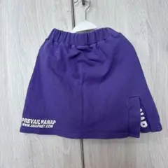 ANAP パープル スウェット ミニスカート