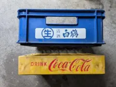 コカコーラ瓶ケース 190ml 白鶴180ml箱 (北海道沖縄発送できません)