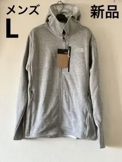 新品★ノースフェイス ジップパーカー 裏起毛 ストレッチ メンズL