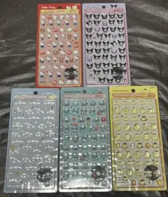 正規品 ボンボンドロップシールミニ サンリオ5枚セット
