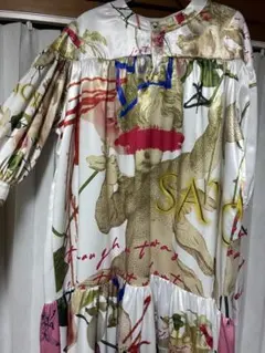 mooly モーリー　毛哩　アートプリント　ワンピース