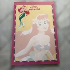 平成レトロ　東京ディズニーシーアリエル メモ帳　文房具レア希少品リトルマーメイド