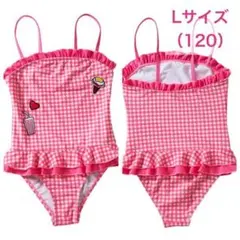 【新品】女の子 水着 　サイズ120　ワンピース スイムウェア 水遊び プール