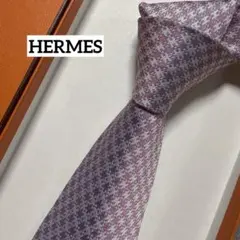 HERMES エルメス ペンギン柄 アニマル シルク ネクタイ 刺繍 ビジネス 
