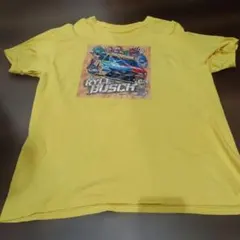 NASCAR Tシャツ 黄 モーターカルチャー 隠れアド トヨタ レーシング
