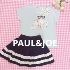 ポール&ジョー　UT ねこ　新品　Tシャツ　gap スカート　ネイビー