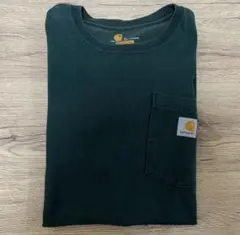 Carhartt 長袖カットソー Sサイズ ダークグリーン
