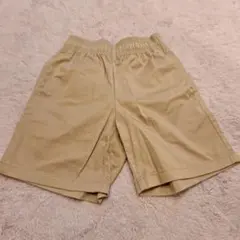 GU ストライプ柄 ベージュショートパンツ S