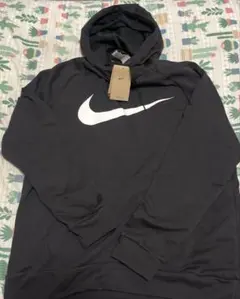 NIKE、DRI-FITブラックパーカー、XL、お得です
