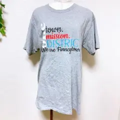 2605-22 フルーツオブザルーム ロゴ 半袖 Tシャツ 灰 M グレー 夏旅