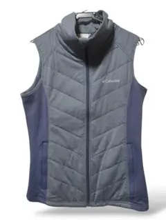 コロンビア レディース sizeM 薄手中綿キルト/ソフトシェル切替 ベスト