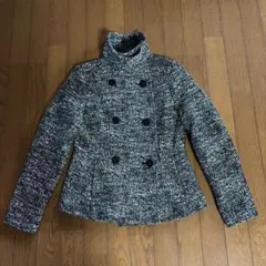 H&M ツイード ダブルブレストジャケット EUR 34