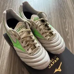 MIZUNO MORELIA サッカースパイク ホワイト グリーン - メルカリ