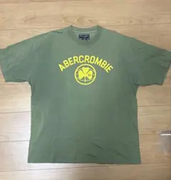 Abercrombie & Fitch オリーブグリーン Tシャツ L