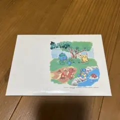 未使用　ポケモン　絵入りハガキ