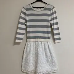 デビュードフィオレ ビジュー付き　ワンピース