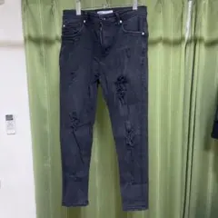 ZARA ブラック デニムパンツ USA 31