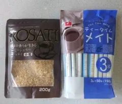砂糖　コーヒーシュガー　グラニュー糖のサムネイル