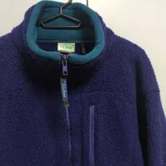 80s〜90s L.L.Bean USA製 ボアフリース フルジップジャケット