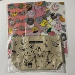 ミスタードーナツ　ポケモン　ミニトート　クリアファイル　福袋
