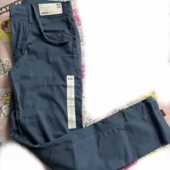 ユニクロ　UNIQLO スキニーパンツ　ブルー　メンズ　ボトムス