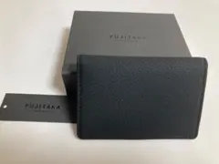 FUJITAKAフジタカ レザー パスケース 定期入れ 639609 クロ 新品