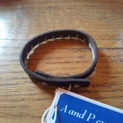 レザーブレスレット ステッチデザイン