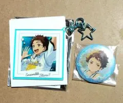 天満光　キーホルダー 缶バッジ　2点