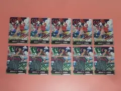 OP　世界統一記念　ドン！！カード　2枚 （各1枚）　自分のターン　＋1000