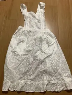 ホワイトレースエプロン