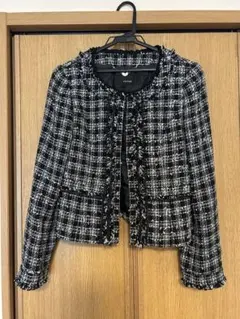 any FAM ノーカラージャケット ツイード チェックのサムネイル