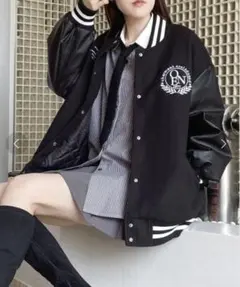 One way オーバサイズ スタジャン