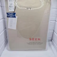 【匿名配送】SEEK UネックTシャツ 消臭 ドライ M スキンベージュ シーク