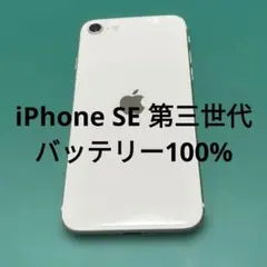 【美品】iPhone SE 第3世代 64GB バテリ100%