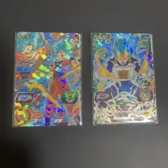 Ｖジャンプ付録　スーパードラゴンボールヒーローズ 孫悟空 ベジータ カード