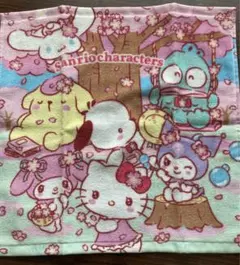 特価　サンリオキャラクタータオルハンカチ　ウォッシュタオル
