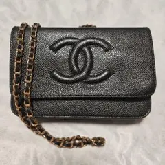 CHANELノベルティチェーンウォレット