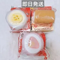 TOKOTOYZ ぷにっこ スクイーズ 2種セット 未開封 スフレ スイスロール