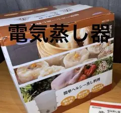新品未使用品　電気蒸し器 蒸し一番のサムネイル
