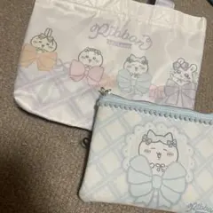 ちいかわ Ribbon トートバッグ ポーチ セット しまむらのサムネイル