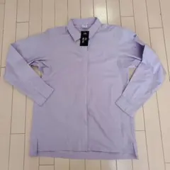 ☆新品、タグ付き☆ティゴラ　アウトドア 長袖シャツ 　XL ドライストレッチ 紫のサムネイル