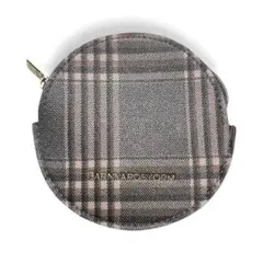BARNYARDSTORM チェック柄 円形コインケース