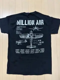MILLION AIR Vought F4U Corsair Tシャツ 戦闘機
