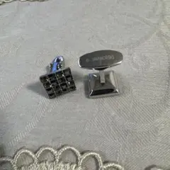 カフスボタン　Swarovski カフスリンクス