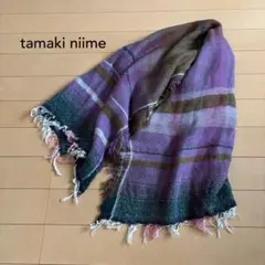 【未使用 タグ付き】tamaki niime roots shawl small