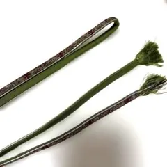 三分紐　帯締め　正絹