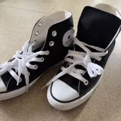 CONVERSE ブラック ハイカットスニーカー