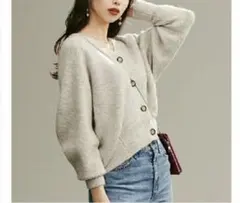 GU ドルマンコクーン　カーディガン　Lサイズ　ベージュ